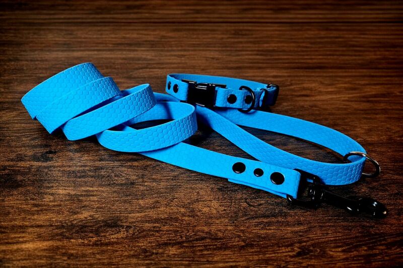 Hexa set sv. modrý, černé kování