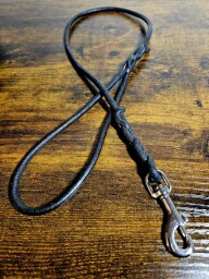 Kožená proplétaná šňůra - vodítko