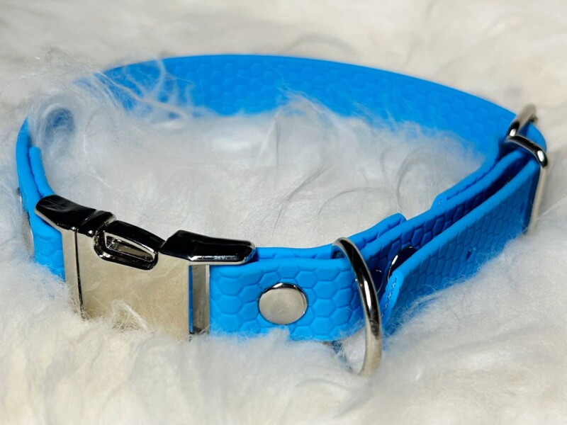 Hexa obojek s trojzubcem sv. modrý