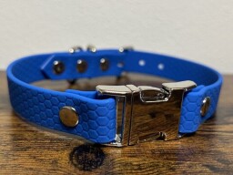 Hexa obojek s trojzubcem modrý