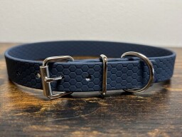 Obojek s přeskou - stříbrné kování