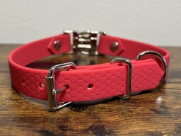 Hexa obojek s trojzubcem magenta