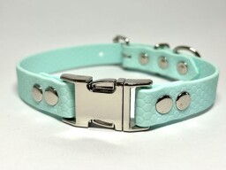 Hexa obojek s trojzubcem světle modrý