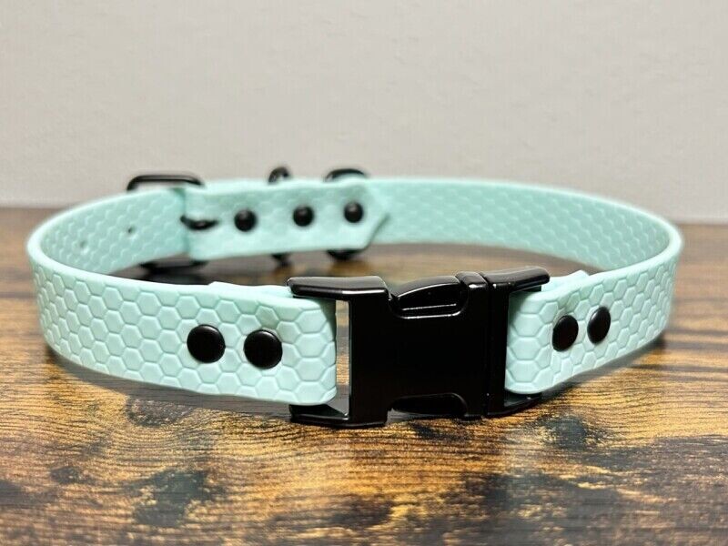 Hexa obojek s trojzubcem světle modrý