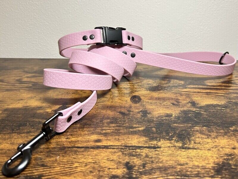 Hexa set růžový, černé kování