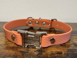 Hexa obojek s trojzubcem meruňkový