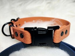 Hexa obojek s trojzubcem meruňkový