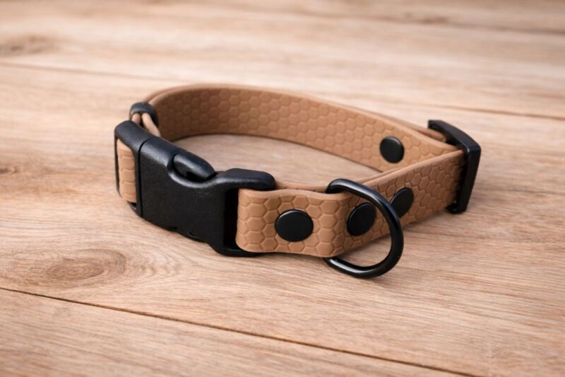 Set pro štěně KLIK - vodítko + obojek s plastovým trojzubcem